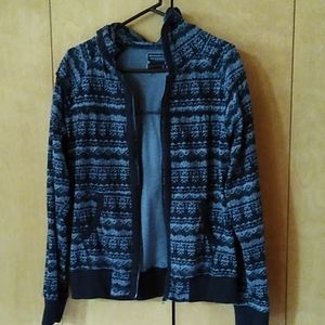 Boys size Large zip up skater hoodie